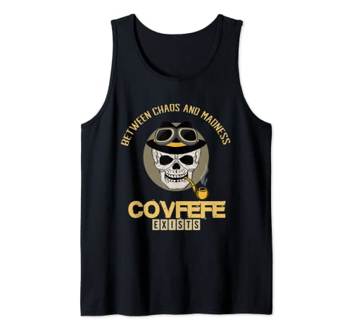 Funny Covfefe - Fun Political March Resistenza - Teschio Canotta