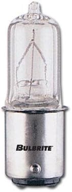 50W Clear Halogen JD Type Bulb with UV Stop in Warm White [Set of 4]