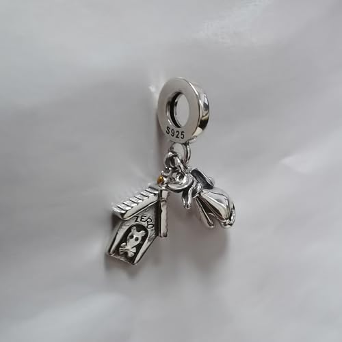 ZERO Kennel & Dog Double Dangle Charm Fit Women Bracelet Necklaces Fashion Gifts 925 Sterling Silver DIY Jewelry2