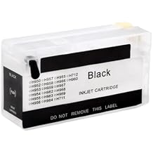 Empty Refillable Ink Cartridge No Chip Compatible 950 951 952 953 954 955 956 957 958 959 962 963 964 965 966 967 968 969 711 712 PrinterBlack