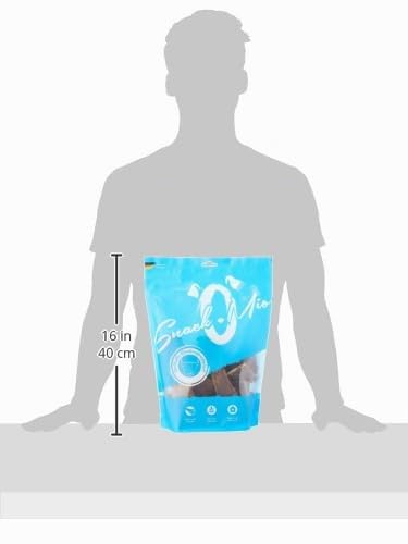 SnackOMio – Premium Hundesnack – delikates Rinderdörrfleisch, getreidefrei, 1er Pack (1 x 600g) – Ansicht 3