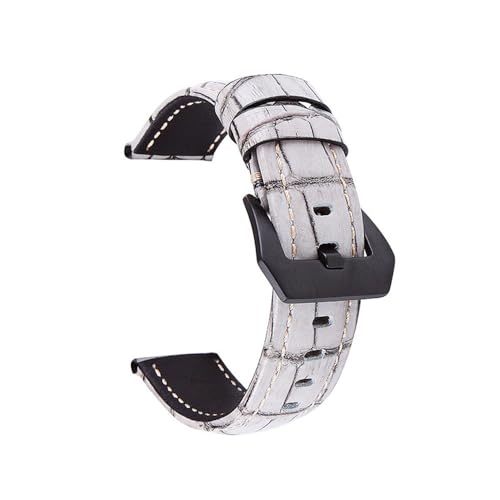 Sangle en cuir pour montre classique de 20 à 26mm idéale au bureau