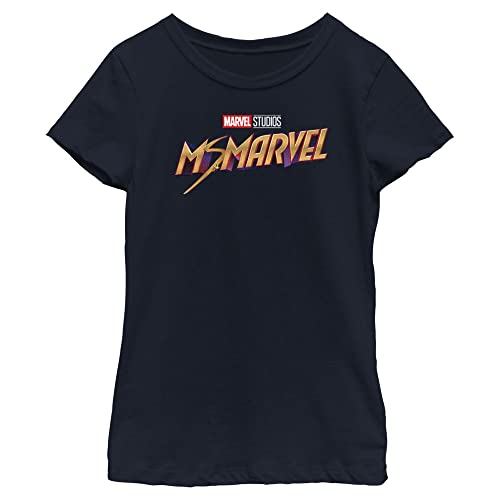 Marvel Ms Bronze Movie Logo Girls T-Shirt