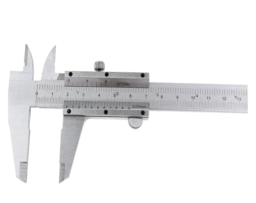 Calibrador digital metálico 6" 0-150mm 0.05mm 0.008inch miniatura 3