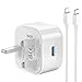 iPhone Charger Fast Charger,i Phone Fast Charger Cable and Plug 20W Quick Charge for Apple iPhone 14 13 12 11 Pro Max XS Max XS XR X SE 8 8 Plus,New Rapid USB Type C to PD Charging Lead and C Plug
