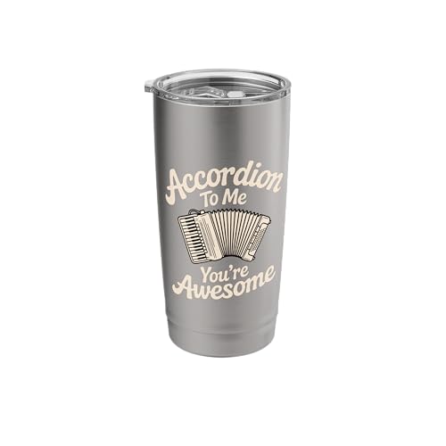 Accordion Design For Men Women Accordionist Accordion Player Stainless Steel Insulated Tumbler
