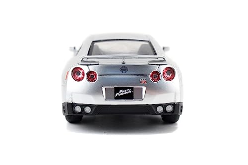 Jada Fast & Furious 1:32 Nissan GT-R R35 2009 Plateado miniatura 5