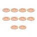 10PCS Lips Fake Tattoos 3D Realistic Silicone Practice Lips Skin, Easy To Color Soft Cosmetic Makeup Lips Training For Tattooing Microblading Practice Lips Practice (Dark Skin Color)