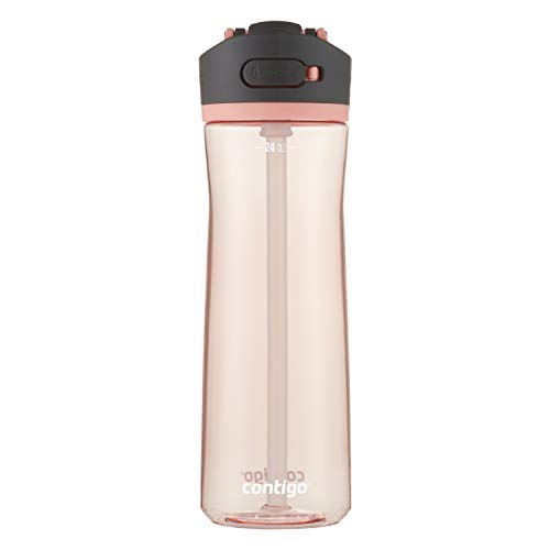 Contigo AUTOSPOUT Water Bottle, 24oz, Pink Lemonade