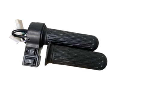 Image of Rock World Universal EV Throttle for 48v 60v 72V Compatible with Electric Scooter Ebike E-Cycles E-Rickshaw E-kit with Three Speed Mode and Parking Button 123+P