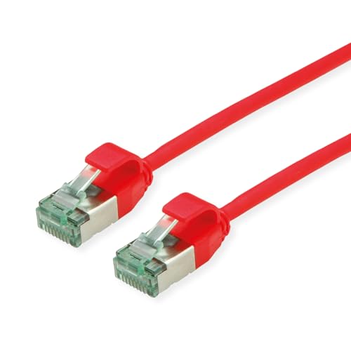 ROLINE RM U/FTP DataCenter Patchkabel Kat.6A (Class EA), slim, rot, 5 m