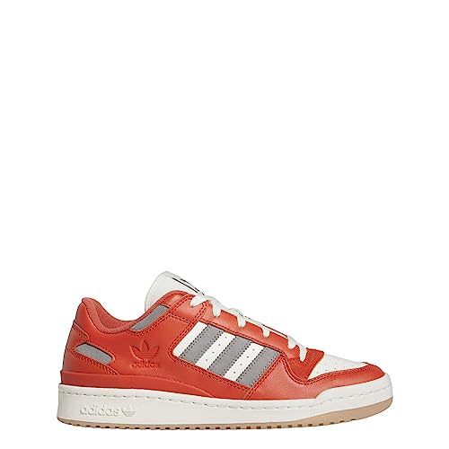 Image of adidas Forum Low CL Mens Shoes, Preloved Red/Charcoal Solid Grey/Off, 15 UK