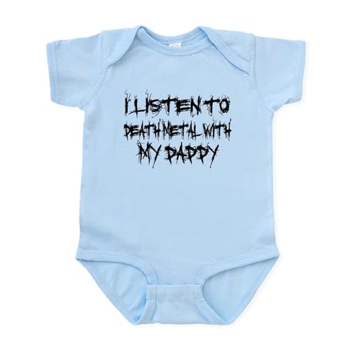 CafePress Listen to Death Metal with Da Infant Bodysuit Cute Infant Bodysuit Baby Romper