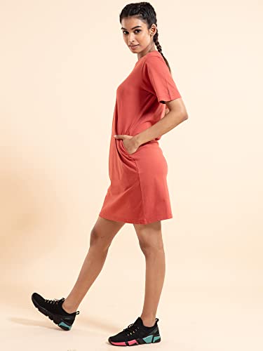Image of NYKD All Day Heart On My Sleeve Dress - Knee Length, Short Sleeves, NYLE102