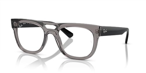 Image of Ray-Ban RX7226 Lloyd Prescription Eyewear Frames, Transparent Gray /Demo Lens, 52 mm