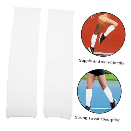 Happyyami 1 Paar Fußball-Beinsocken Schienbeinschoner für Erwachsene Männer Wadenärmel Schienbeinschützer Fußball Schutzstrümpfe Fußsohle Wadensocken Gamaschen Beinsätze Mann Schutzhülle Pu