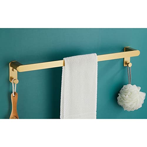 Porte-serviette serviette mural or brossé FANDIAO barre simple rigide - 3