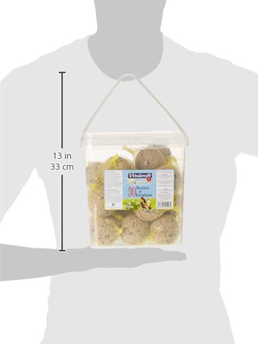 VITAKRAFT - Vita Garden - Seau de Boules de Graisse avec Filets pour Oiseaux du Jardin - Alimentation Complète Pour Oiseaux Toutes Saisons - 30 unités – Image 4
