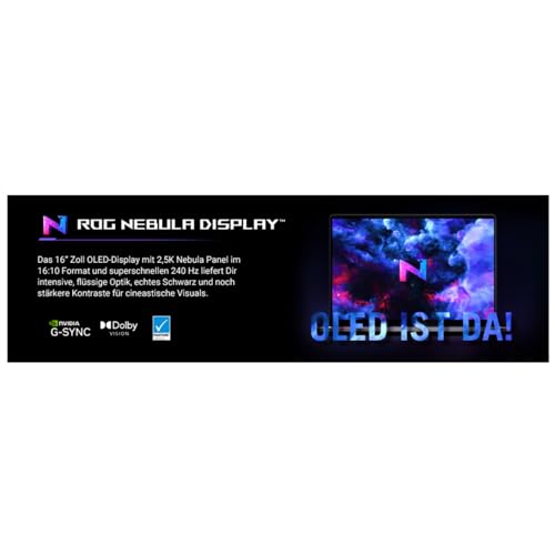 ROG Zephyrus G16 GU605CX-QR075W, 16" WQXGA OLED, Ultra 9 285H, 32GB, 2TB SSD, RTX5090, W11H - Notebook - Immagine 5