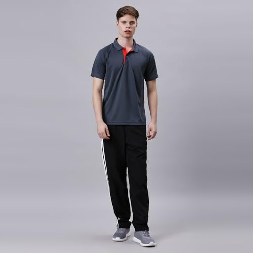Image of Adidas Men's Solid Regular Fit Polo