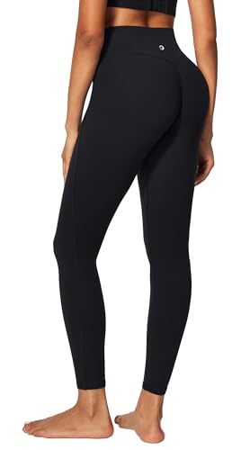 IUGA Invisible Scrunch Butt Lifting Leggings for Women No Front Seam Gym Leggings with Pockets Yoga Pants Tummy Control