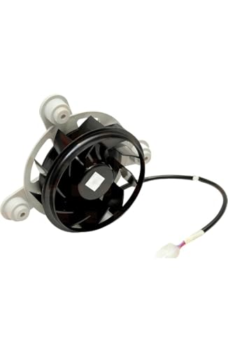 Image of Copper Dc Fan Motor 12V Compatible For Whirlpool Refrigerator Double Door. 3 Wire White And Black MKD By SRI KEERTHI PRIYA SPARES