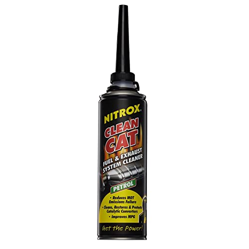Nitrox Catalytic Converter Cleaner, 17 Fl Oz - Clean Cat Fuel & Exhaust System Cleaner for Gasoline Engines, Reduces Emissions, Improves MPG & Engine Performance