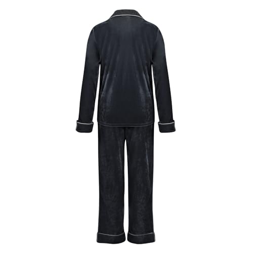 Womens Gray Velvet Pajamas - Aphrodite2