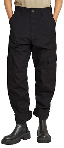 G-Star para Mujer Pantalones Cargo 3D Boyfriend, Negro (dk Black D26030-C973-6484), 28W / 32L