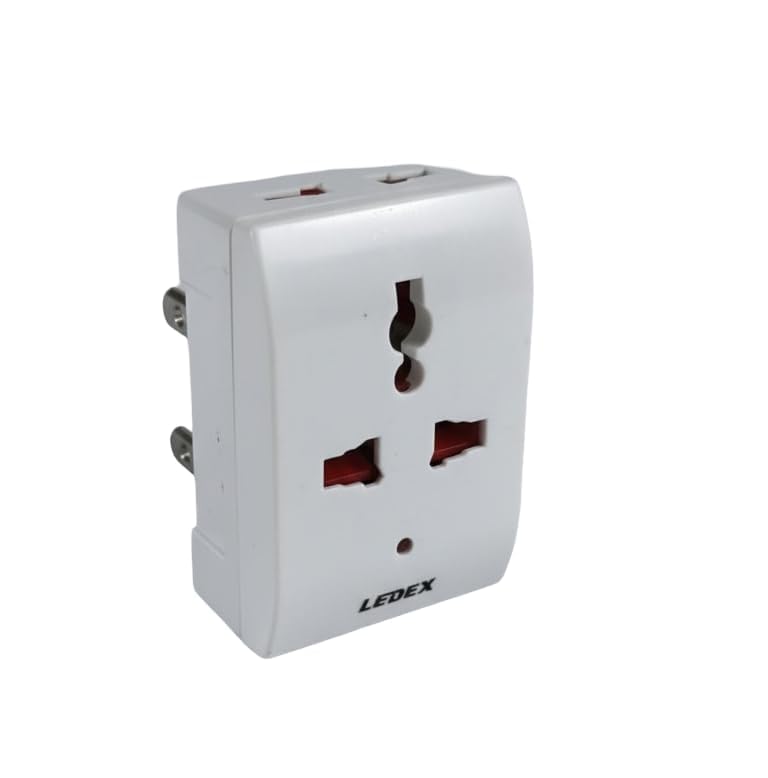 SBF Universal Multi Plug Adapter with Dual USB Ports | 2-in-1 International Power Converter | 16A Plug for Home, Office & Travel | Supports AC 110–250V & DC 5V Output | Compact & Durable Design-image-43