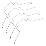 NULYLU 4 Stück CPU Kühler Lüfterschnallen aus Federstahl Drahtbügel Clips für 12cm Computer CPU Kühlkörper Lüfter mit Einfacher Montage und Schutzfunktion