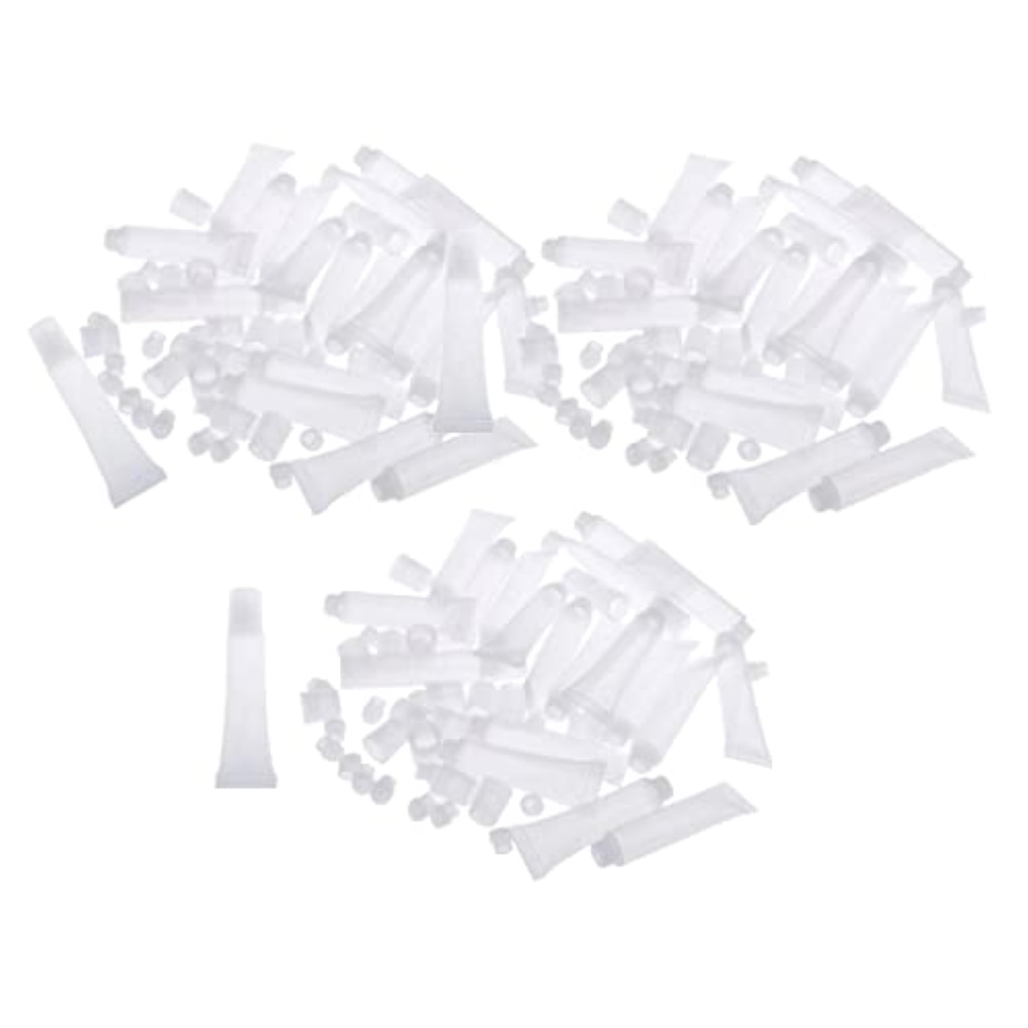 60pcs 8g Empty Lip Gloss DIY Squeeze Tubes Containers