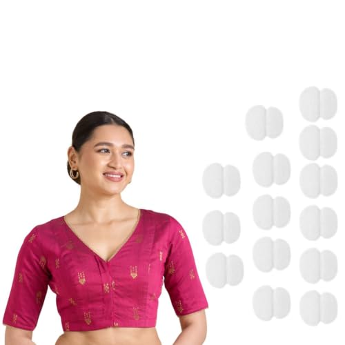 Image of Studio Shringaar Women's Handloom Cotton Silk Readymade Saree Blouse