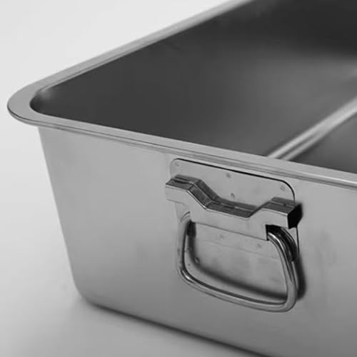 Bac à litière acier inoxydable pour chat grand modèle maison propre - 5