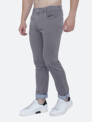 Image of Strechable Denim Regular Fit Mid Waist Light Weight Soft Feel Stretchable Denim Jeans Pant for Men