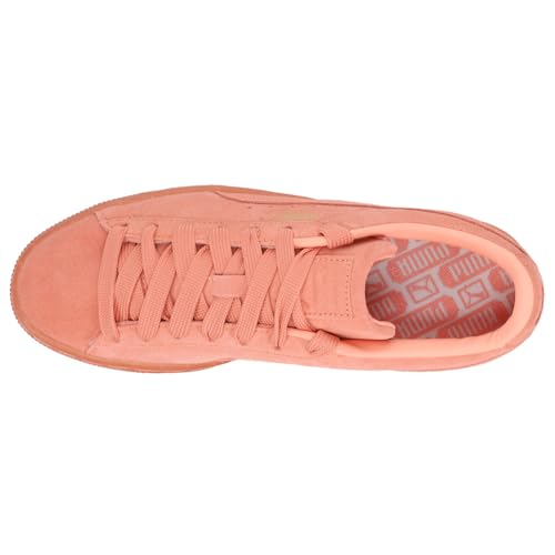 PUMA Kids Girls Suede Classic Mono Gold Lace Up Sneakers Shoes Casual - Pink4