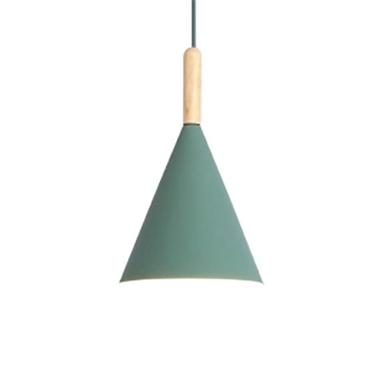 YGZPALH Modern Pendant Lights for Kitchen Island Hanging Pendant Lamp Foyer Lighting Fixtures Rustic Cone Shape Hanging Light for Kitchen Island, Dining Room, Hallway, Adjustable Cord