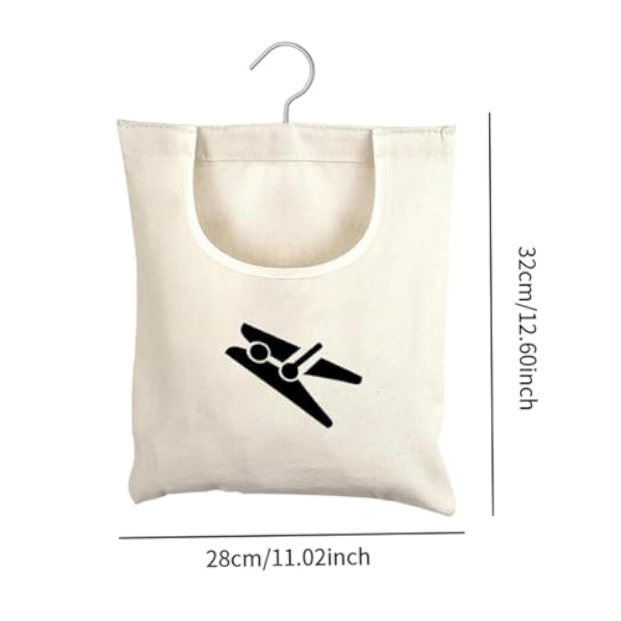 Clothespin Storage Bag for Laundry Organization