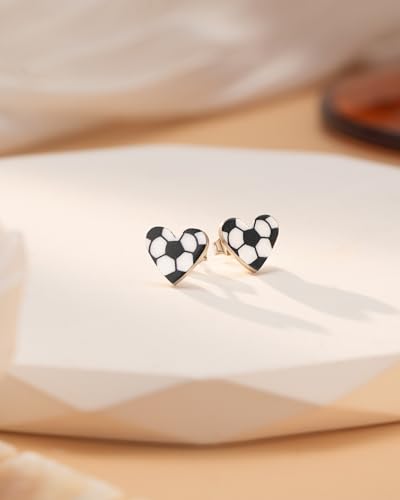 JOGDIAM Soccer Earrings Gifts for Girls Soccer Stuff Accessories