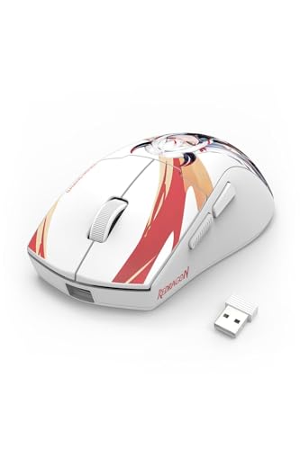 M918AK Mouse da gioco wireless a 3 modalità, mouse leggero da 55 G 26 K DPI con impugnatura ergonomica naturale, pulsanti completamente programmabili, software supporta associazioni di tasti - Mouse gaming - Immagine 1