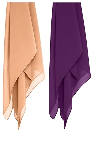 Image of Premium Georgette Hijab for Women, Lightweight and Breathable | 180x70 cm