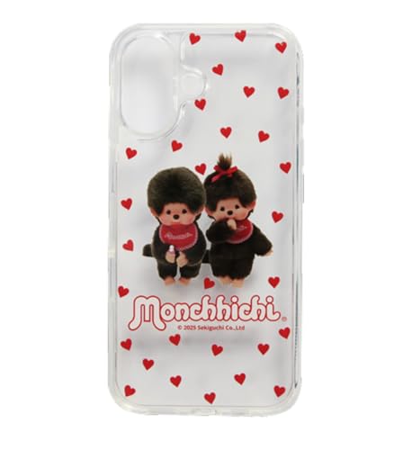 Amazon.co.jp: [グランサンク] iPhone16 ケース モンチッチ クリア TPU