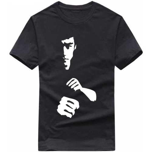 mindsparks Bruce Lee Gym T-Shirt India_L Black-picture-26