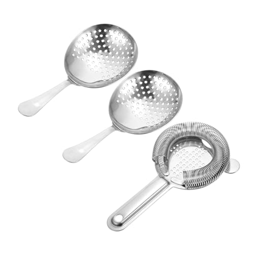 ULTECHNOVO 3 unidades de cócteles inoxidables prácticos para bartender fáciles adecuados para bar y casa