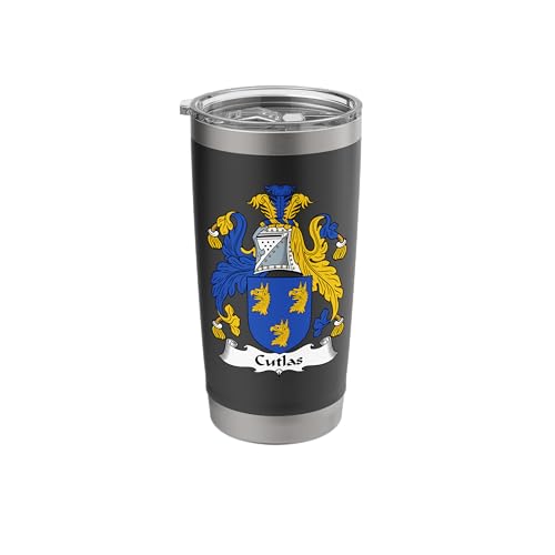 Cutlas Coat of Arms - Family Crest Stainless Steel Insulated Tumbler