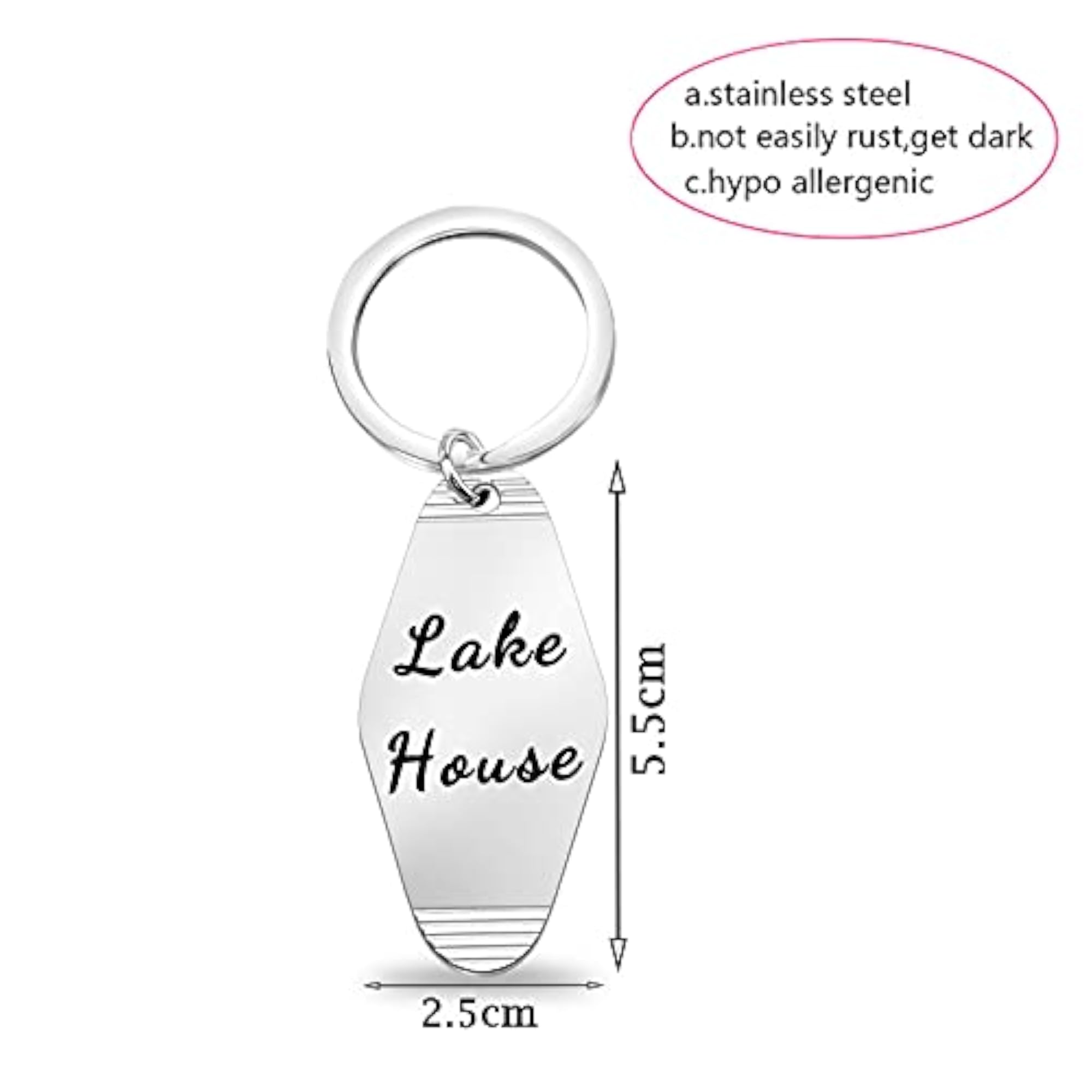 Lake House Keychain Gift for New Homeowners