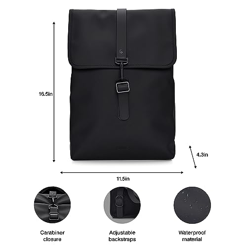 RAINS Rucksack - Black3