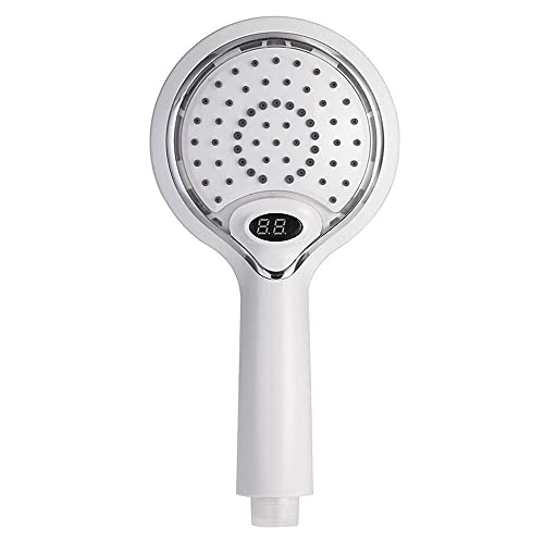 Pommeau de douche 3 couleurs à affichage numérique LED et jet réglable - 2