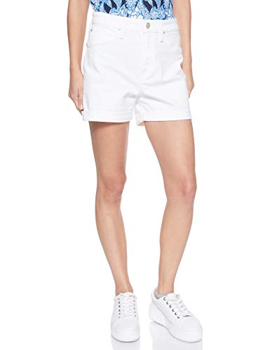 Lee Mom Short Pantalones Cortos, Marfil (Off White EW), 31W para Mujer
