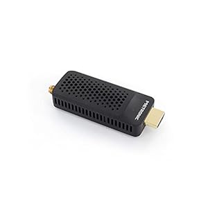 Metronic 441625 DVB-T receiver DVB-T, compatibel met DVB-T2 Dongle Stick Compact, HEVC, EPG, Full HD 1080p, HDMI, USB 2.0, SOS-knop, multi-repeater ontvangst